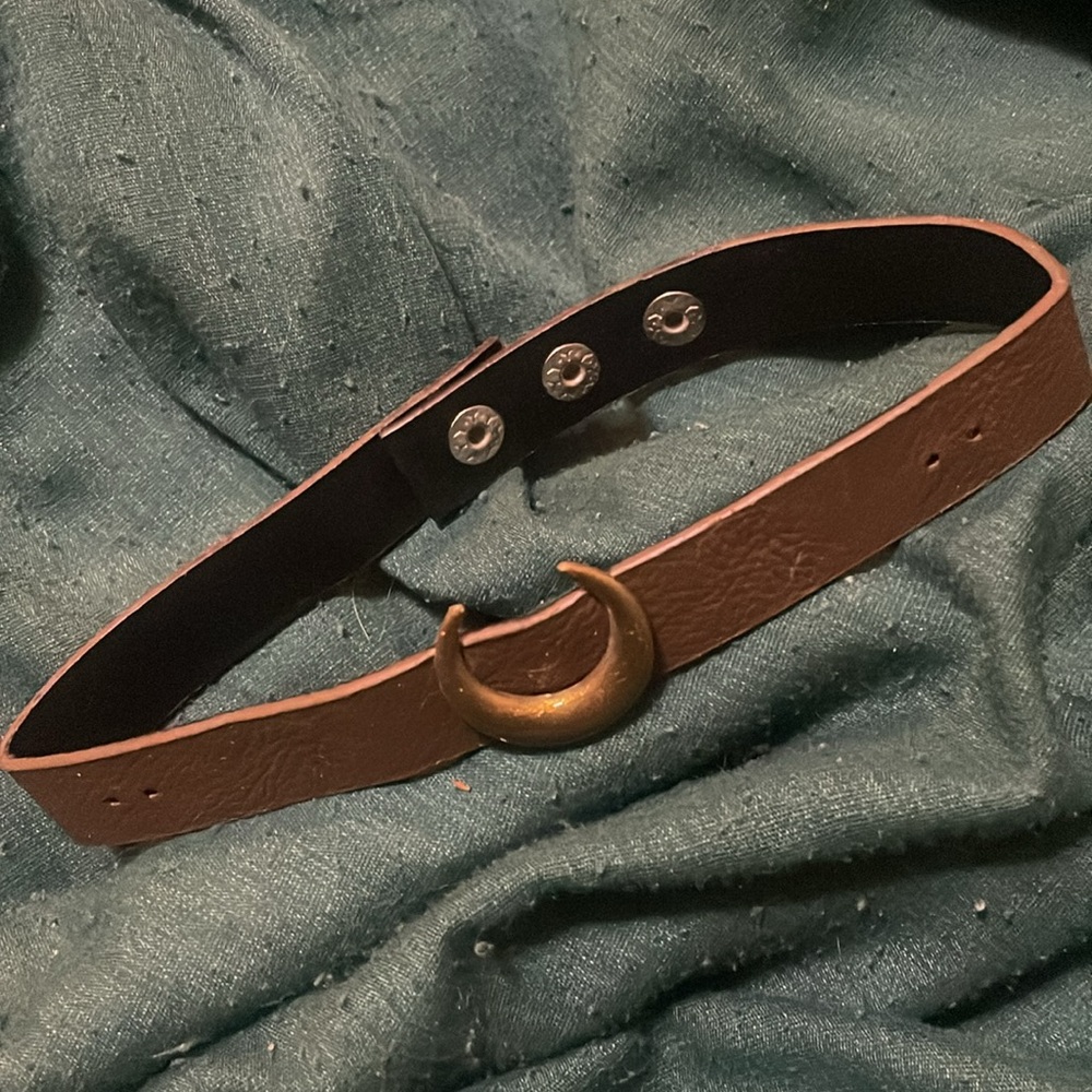 🖤Witchy DIY Moon Leather Choker🖤